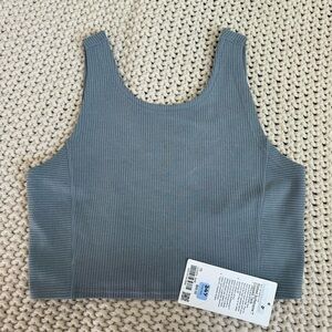 lululemon ribbed softstreme cropped tank